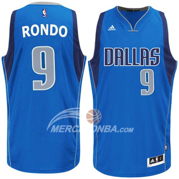 Maglia NBA Rondo Dallas Mavericks Azul